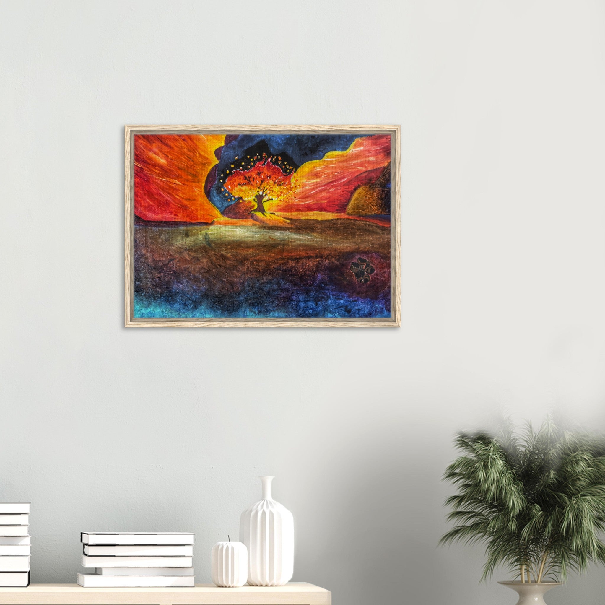 The Burning Bush Framed Canvas – Humilis Artworks
